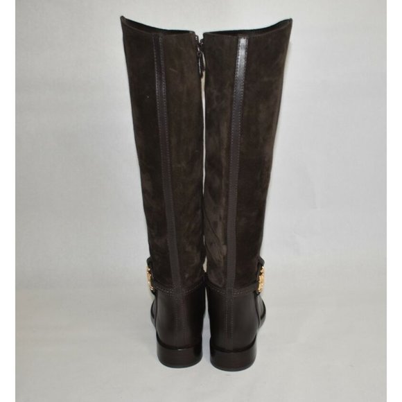 New! Tory Burch Miller Knee High Boot Brown Suede Size 5.5 M MSRP $498 U8 - Picture 7 of 9